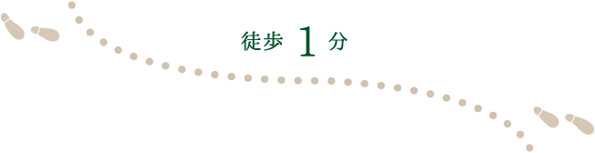 徒歩1分