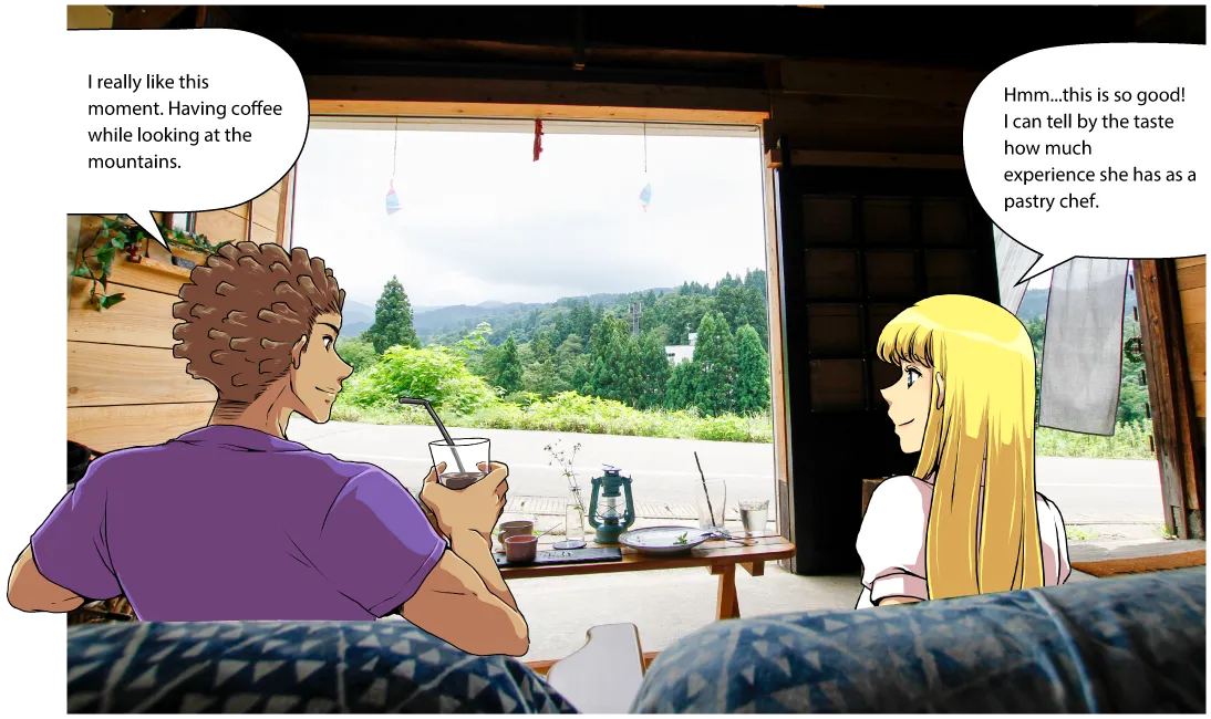 山のcafeランプ
