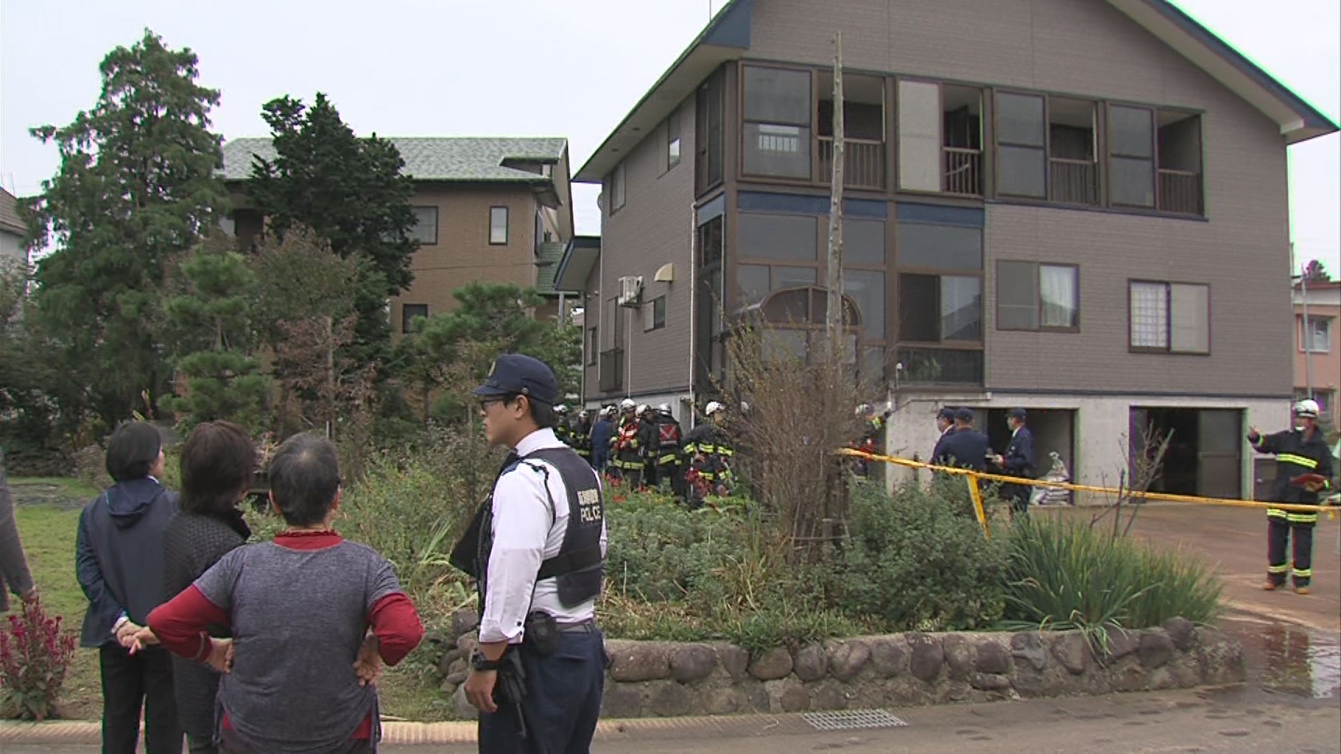 上越市飯田で住宅火災　けが人なし