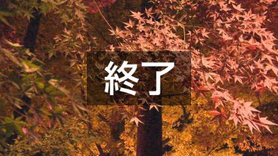 陀羅尼八幡  ライトアップ（11月３日～）