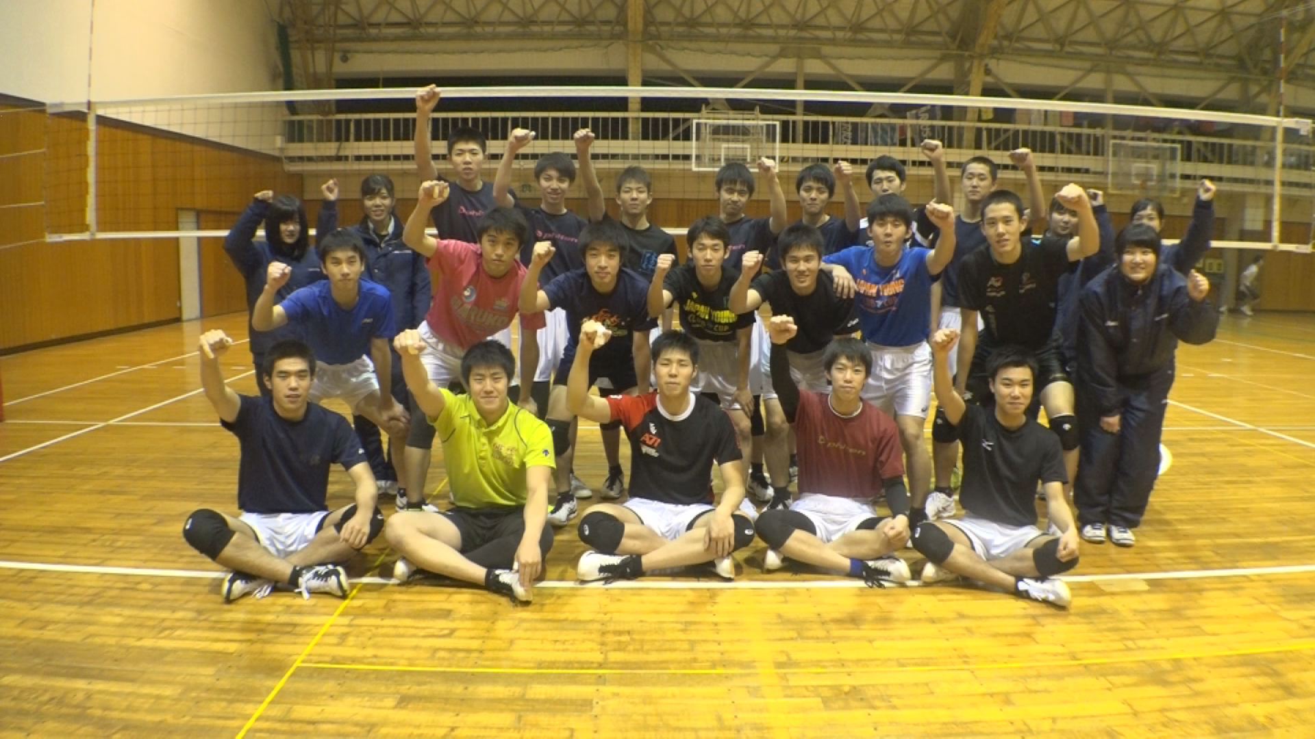 春高バレー直前　上総男子バレー部を取材