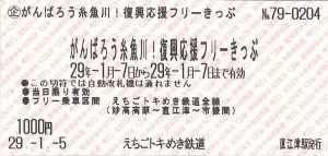 フリーきっぷ