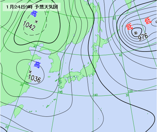 上越地方 あす24日にかけて断続的に雪
