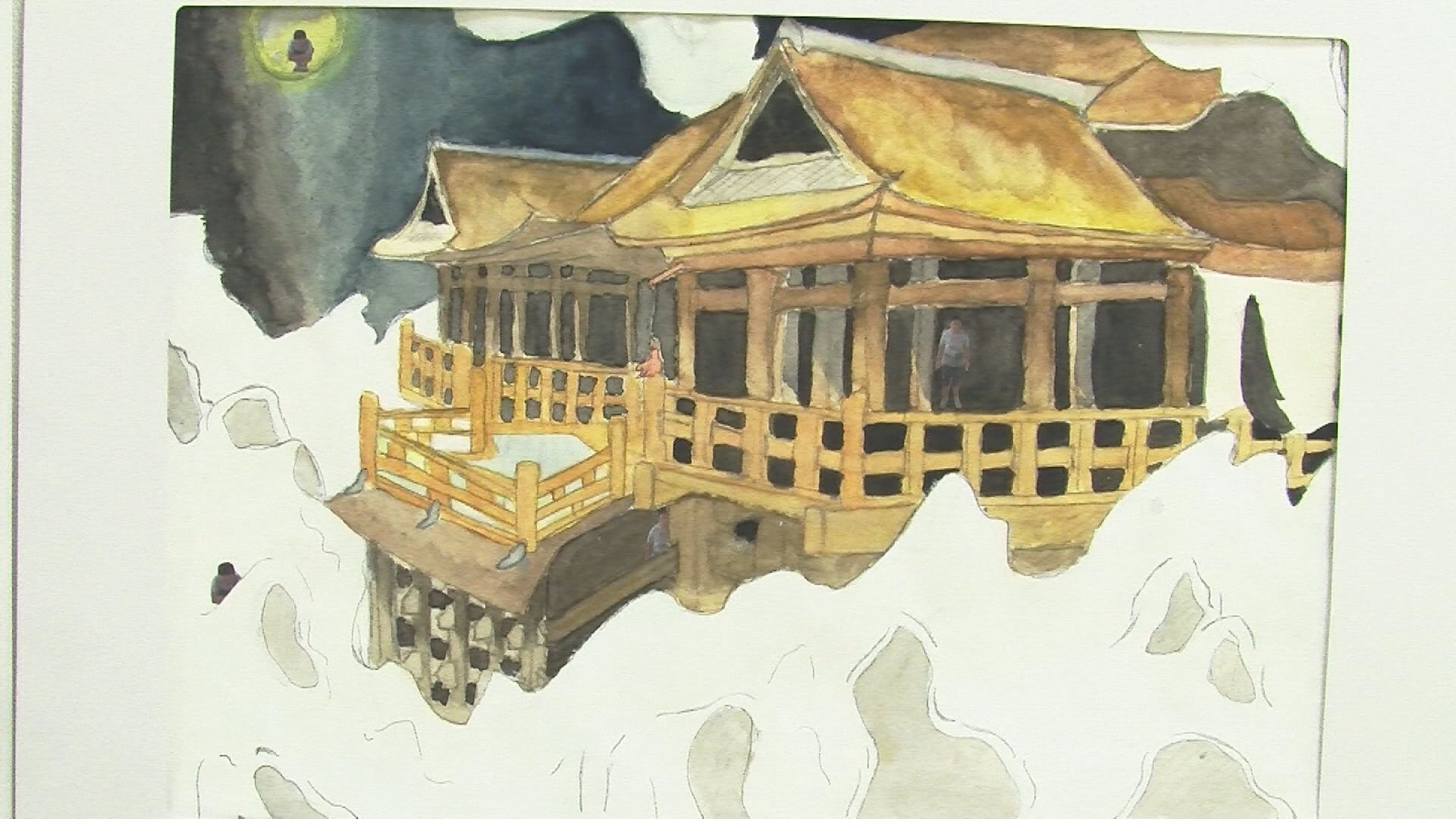 県ジュニア美術展覧会　上越の2人が特賞　16日まで展示
