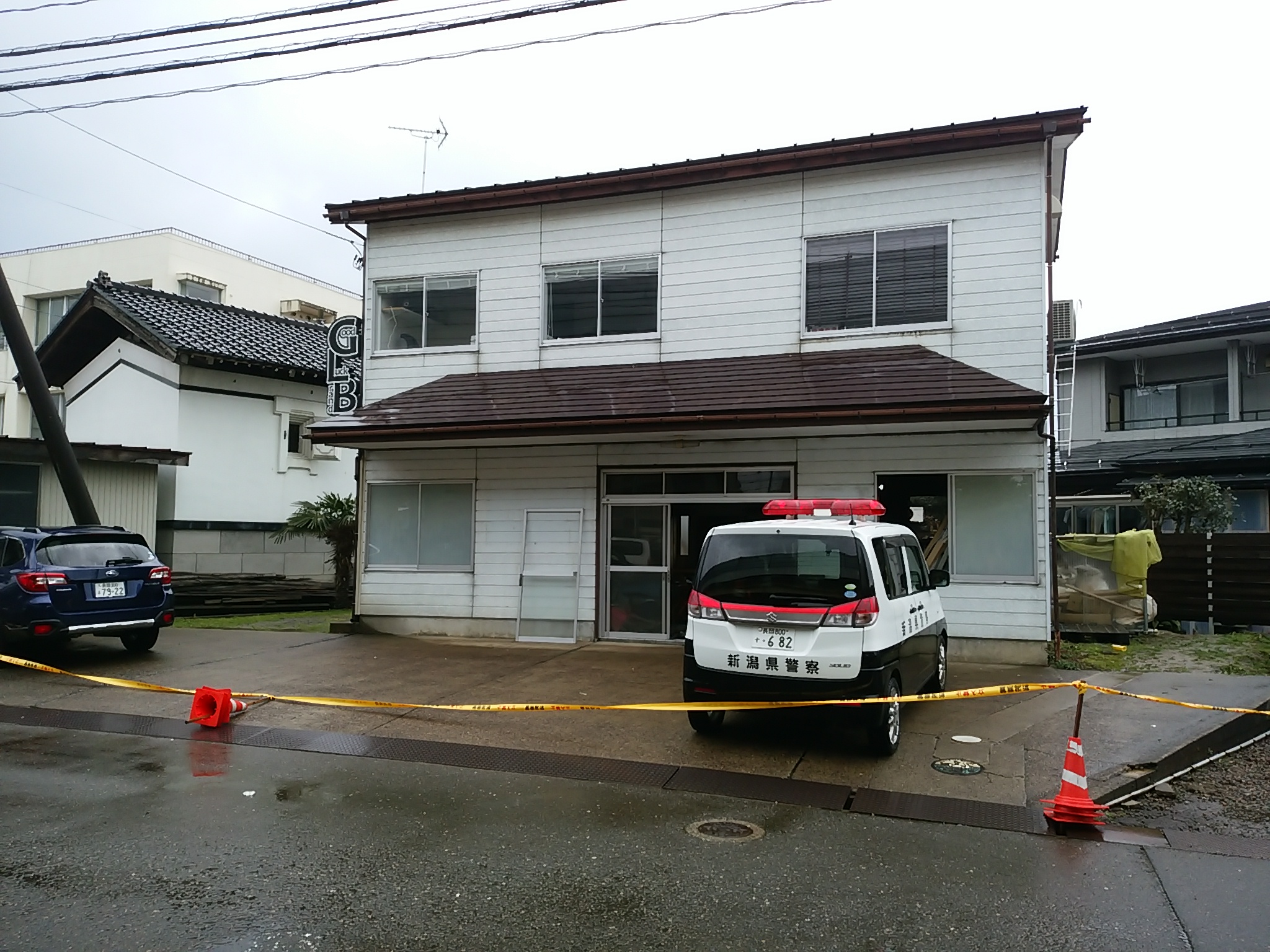 上越市木田で建物火災  けが人なし