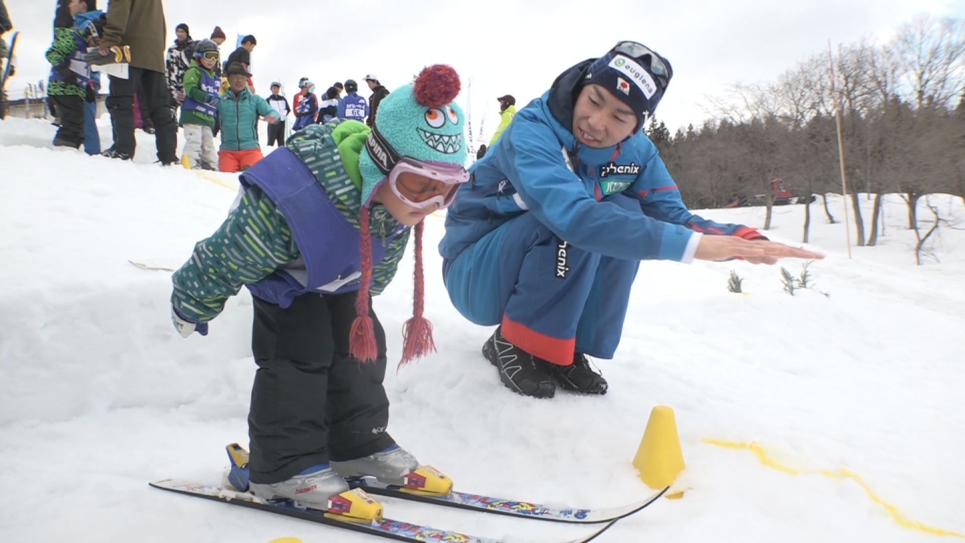 清水兄弟が指導！ジュニアジャンプ体験会