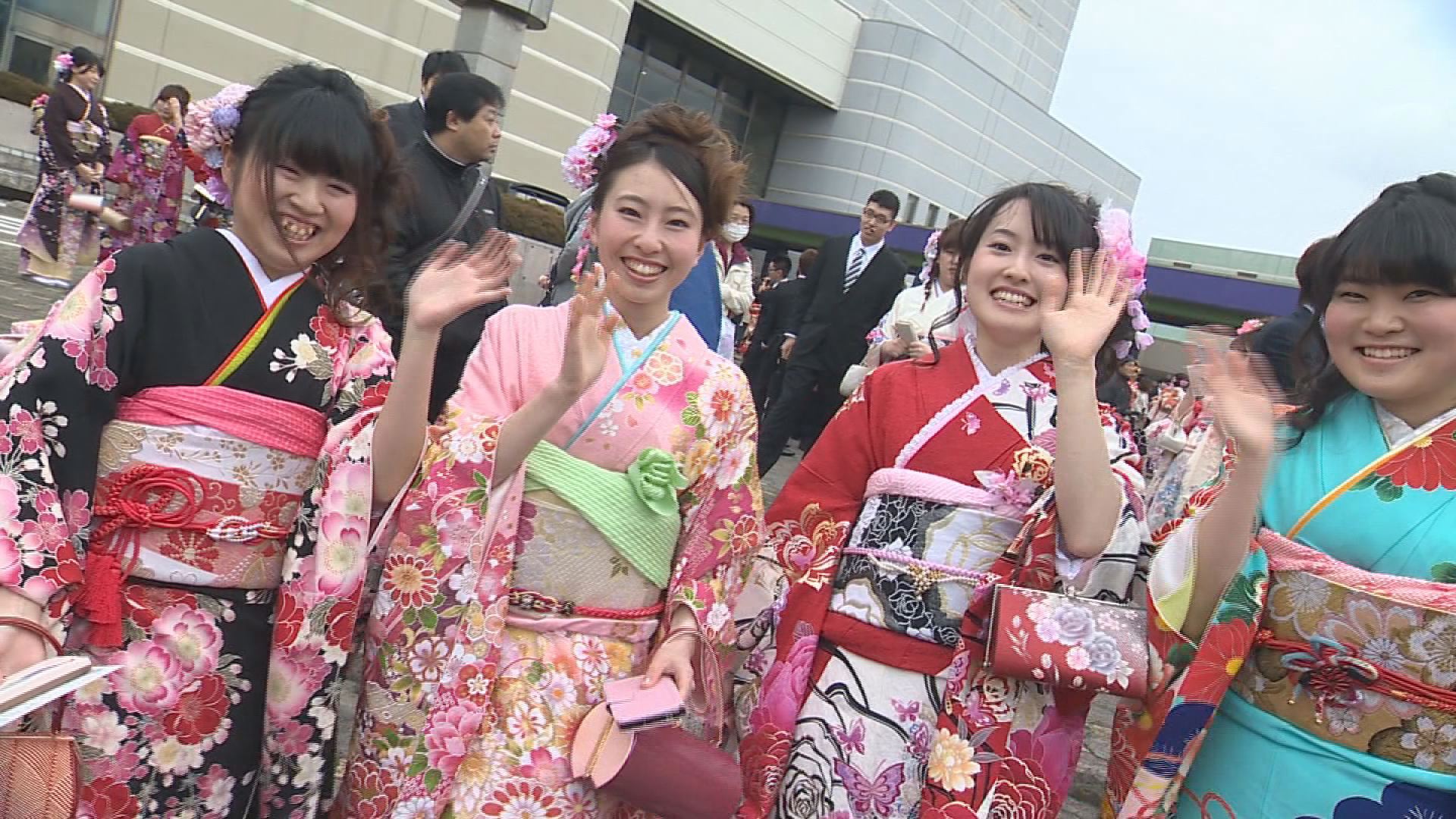 上越市成人式　新成人1,500人が門出を祝う
