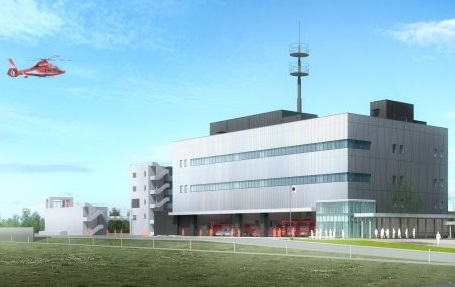 上越消防本部・北署  新庁舎には市民体験スペースも