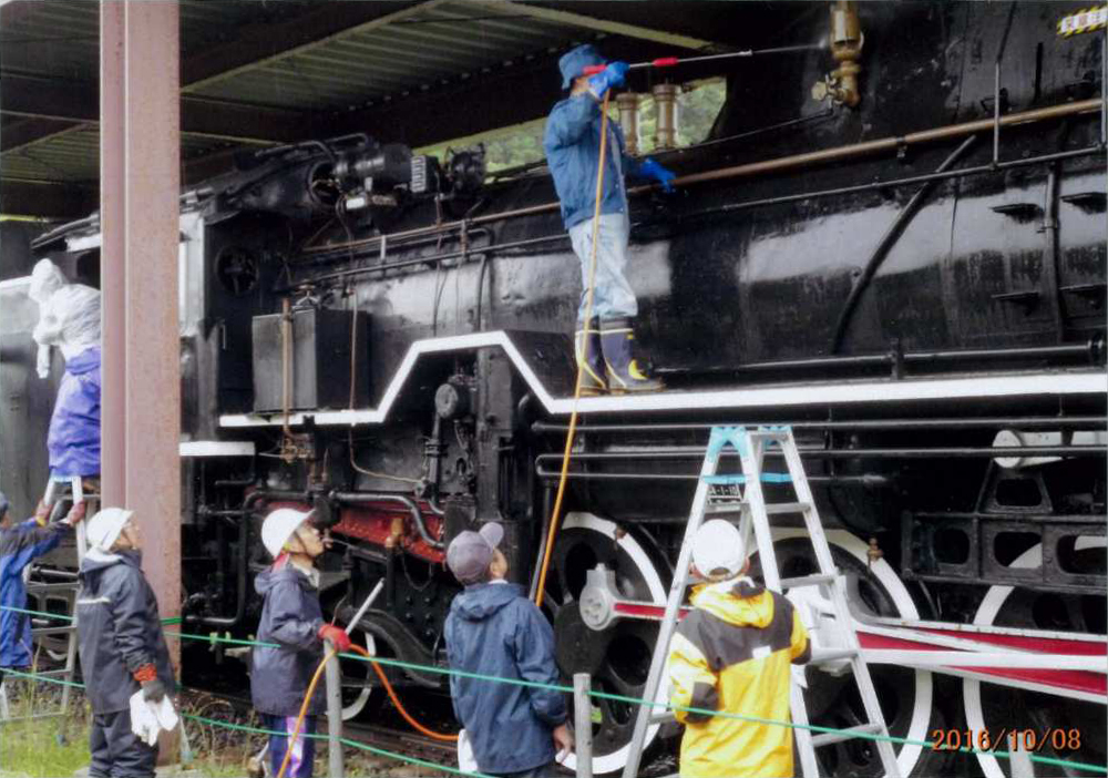 機関車デゴイチ（D５１）夏休み清掃活動　参加者募集！