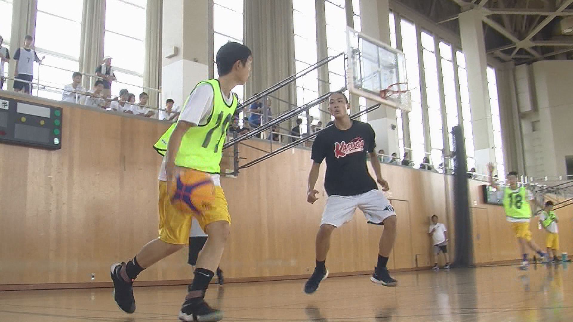 上越３×３バスケ大会 同級生や家族30チームが熱戦！