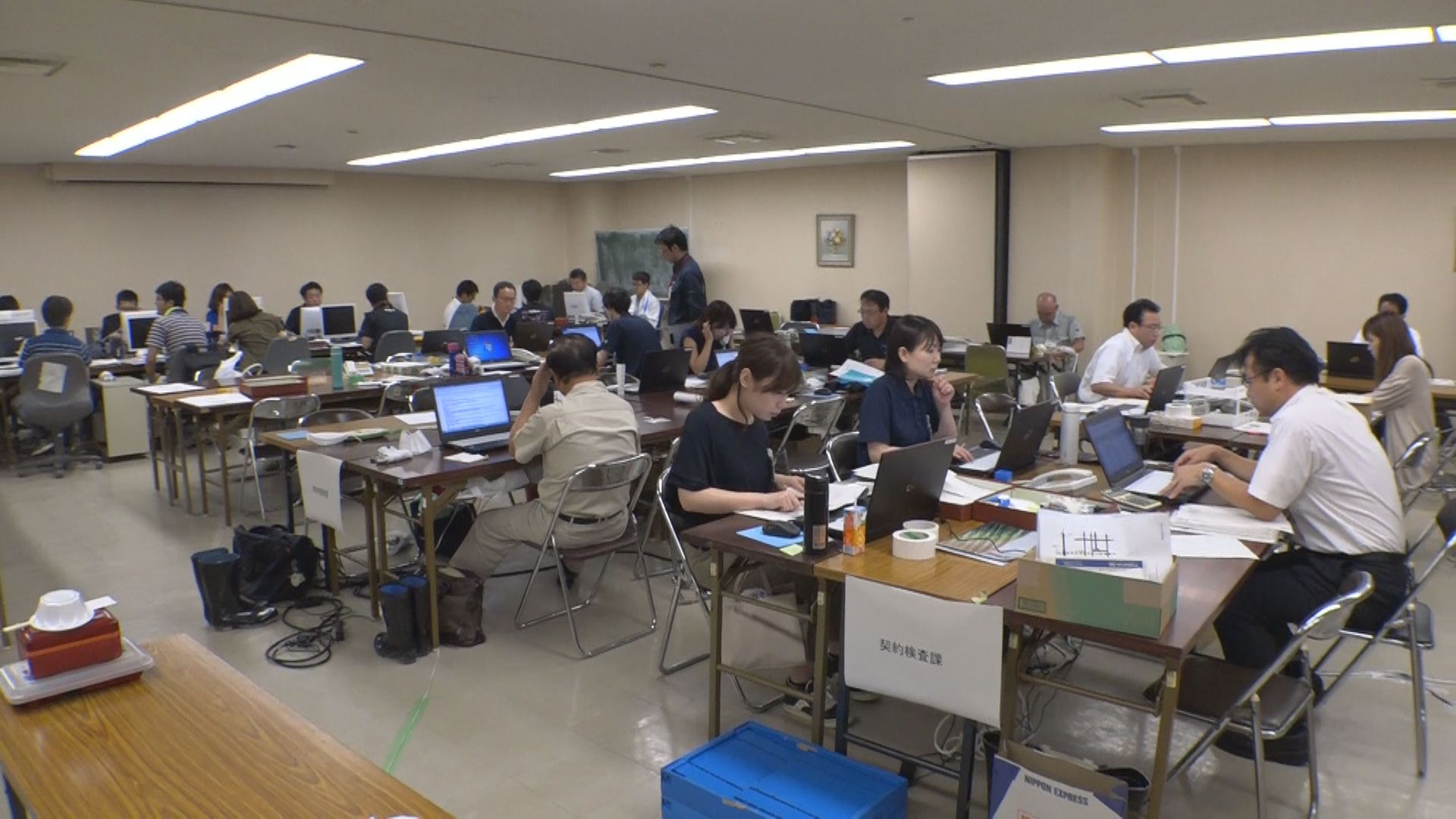 市役所第２庁舎火災 放火の可能性も視野に捜査