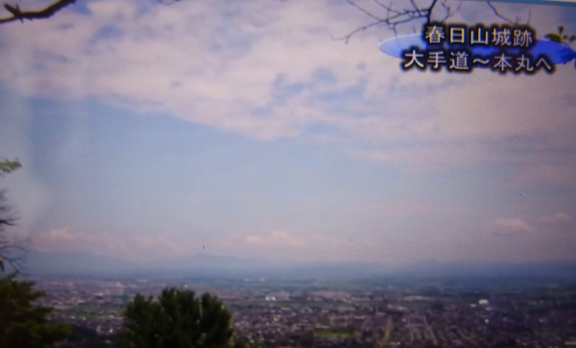 【動画】春日山城跡　大手道を歩く