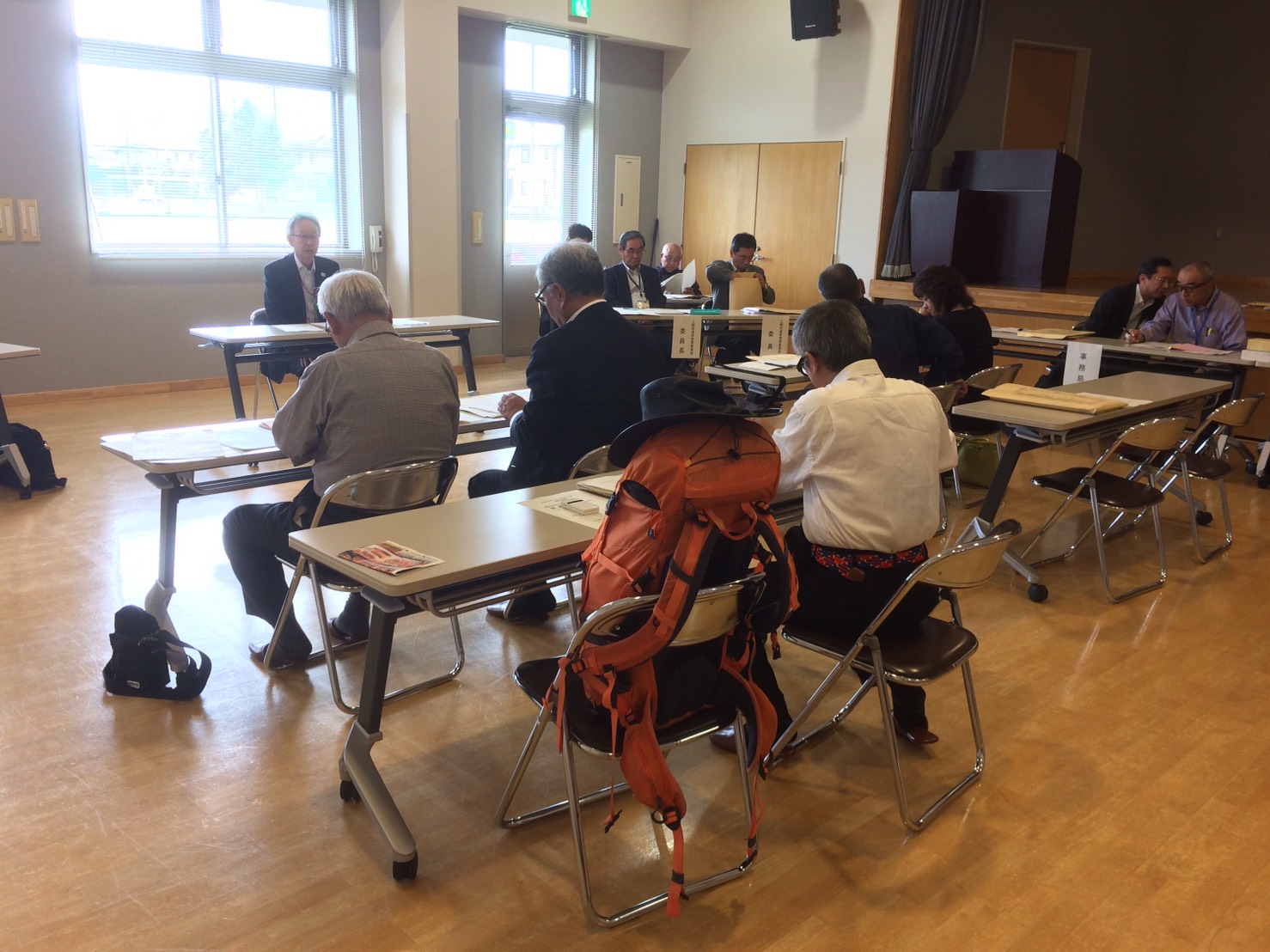 上越市長選挙 立候補予定者説明会 3陣営出席