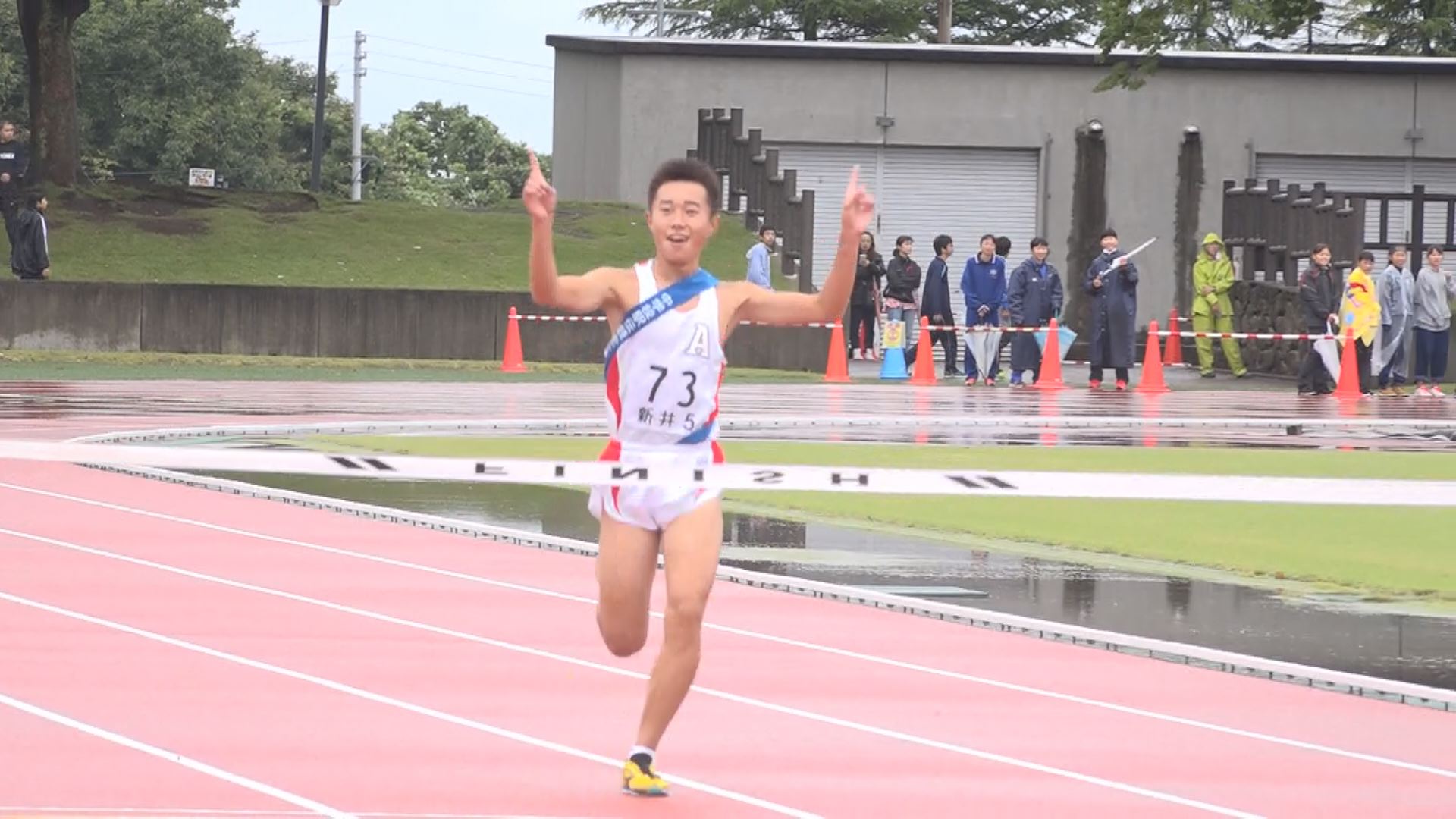 中学駅伝大会 新井中がアベック優勝！