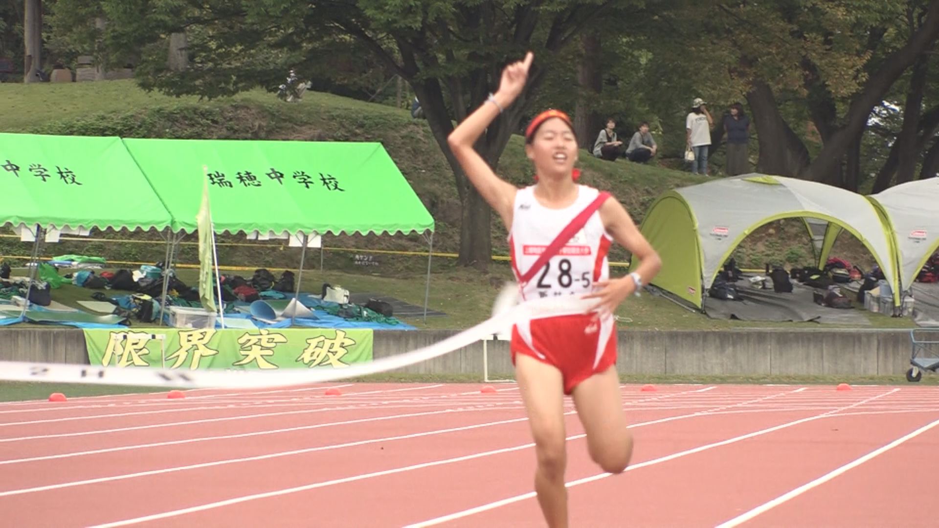 上越地区中学駅伝  新井中アベック優勝！女子は2連覇