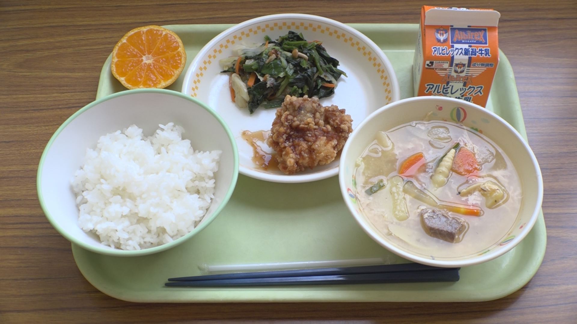 給食コンクール最優秀賞 妙高の学校給食に登場！