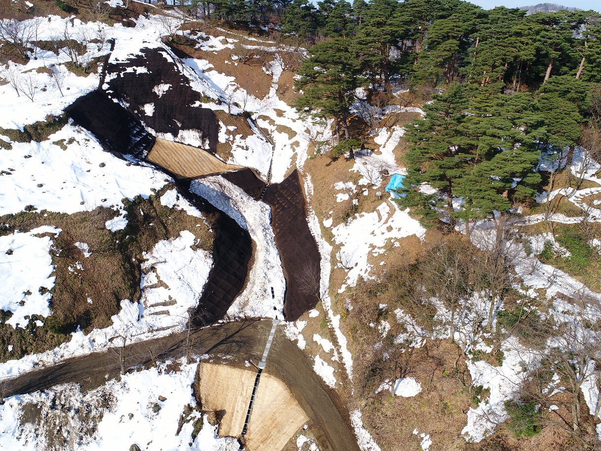 春日山城跡 災害復旧工事完了