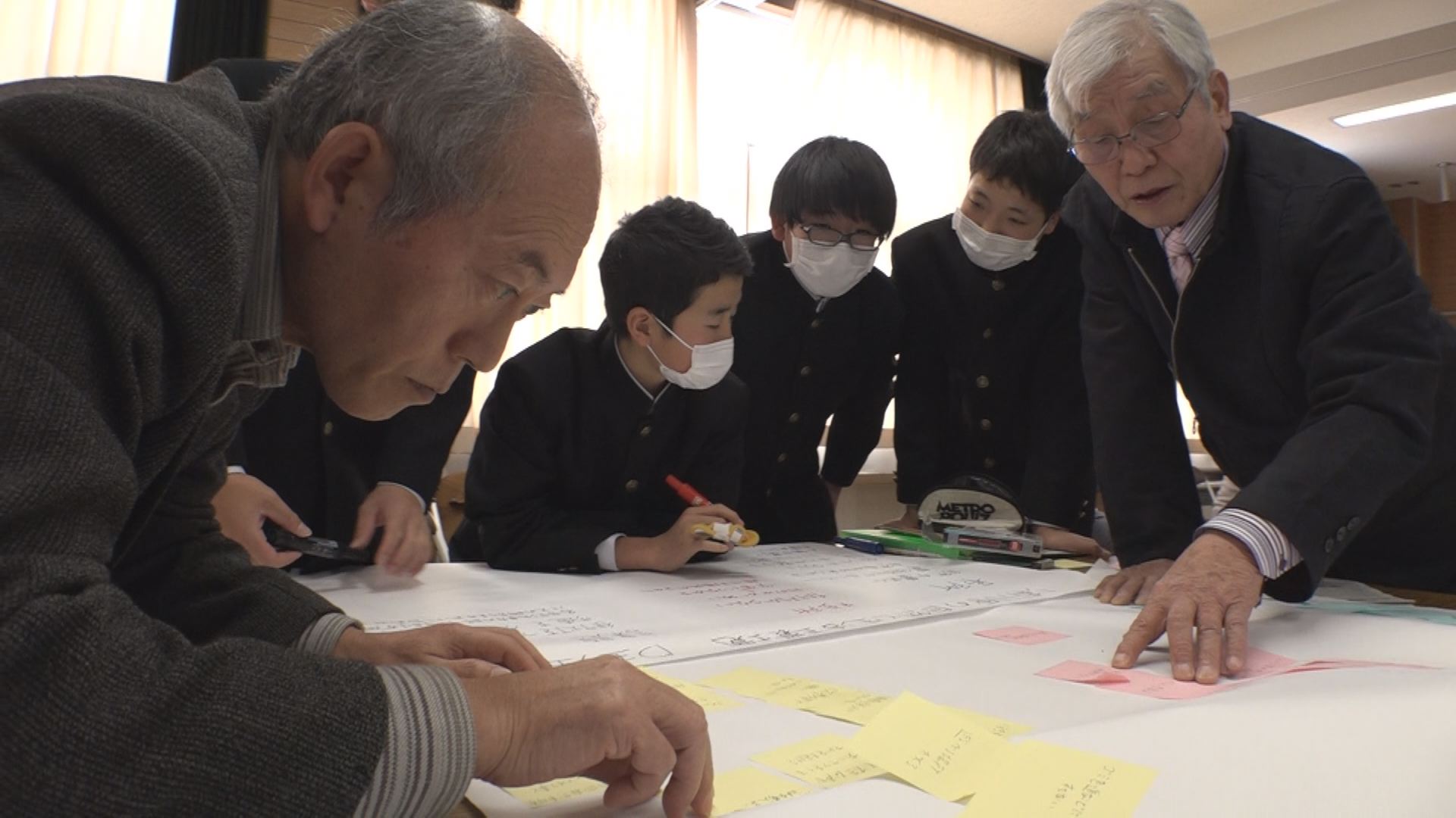 浦川原中２年生が地域協議会と意見交換会