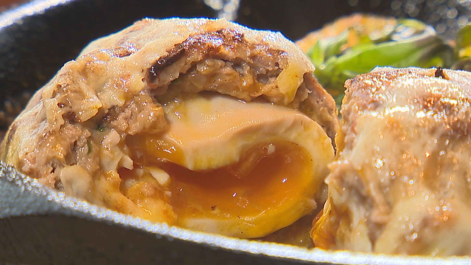 関川テラス　ハンバーグ中身