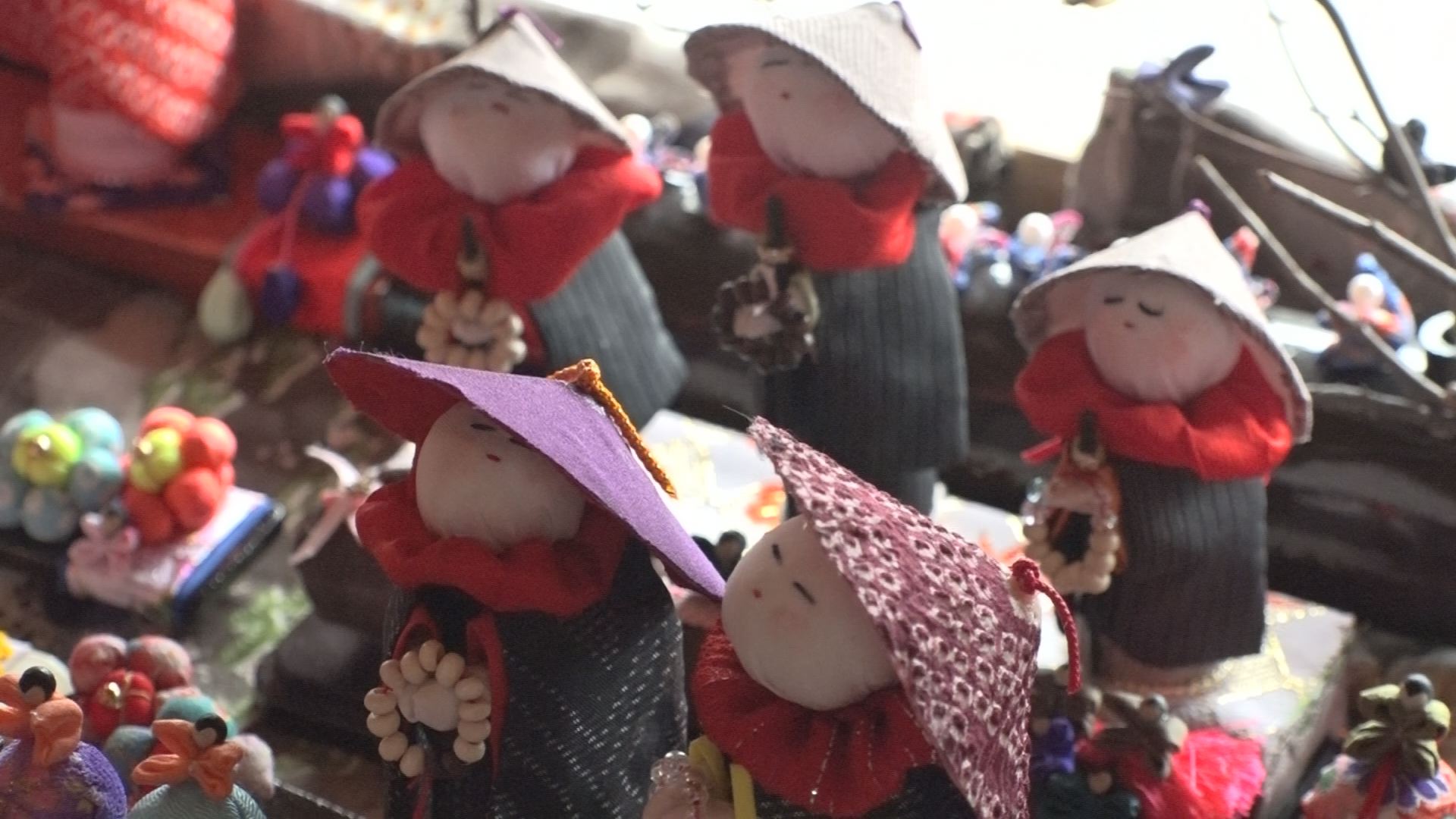 かわいいがいっぱい！手作り人形作品展あすまで