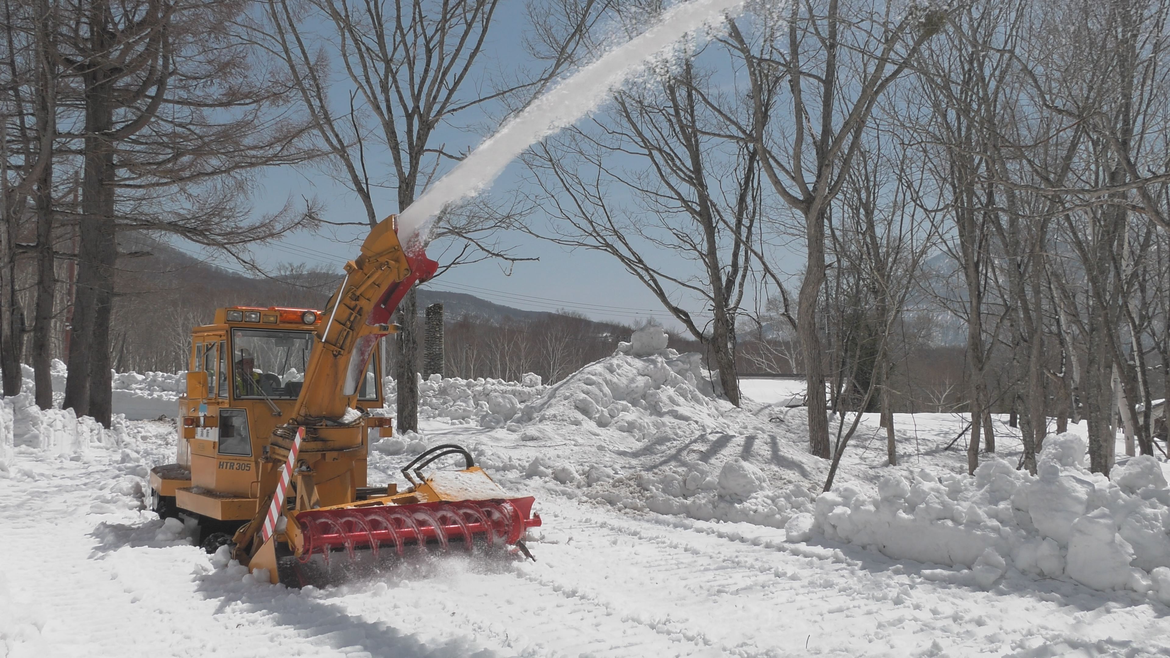 笹ヶ峰除雪1