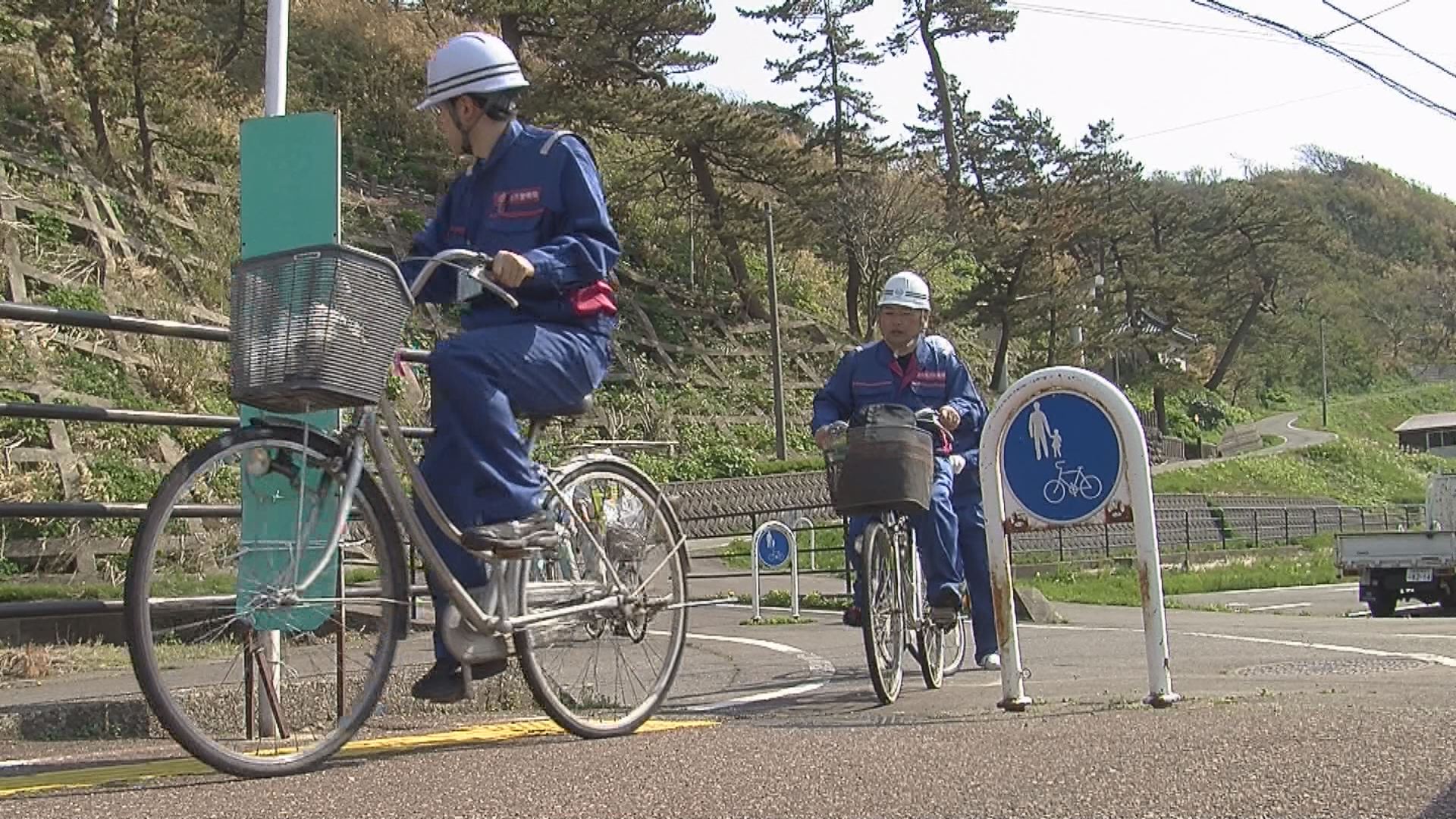 利用者目線でチェック！久比岐自転車道安全点検