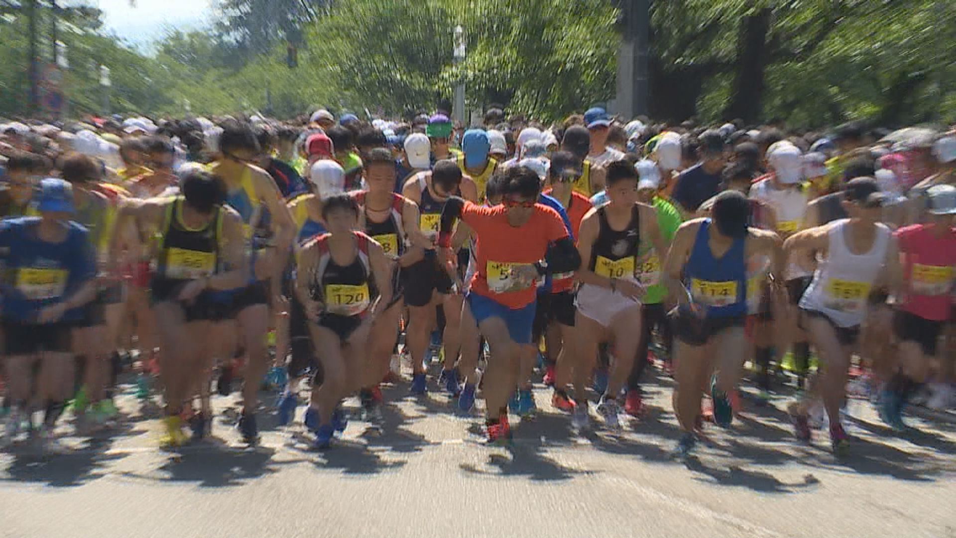 笑顔でフィニッシュ！　高田城ロードレース大会