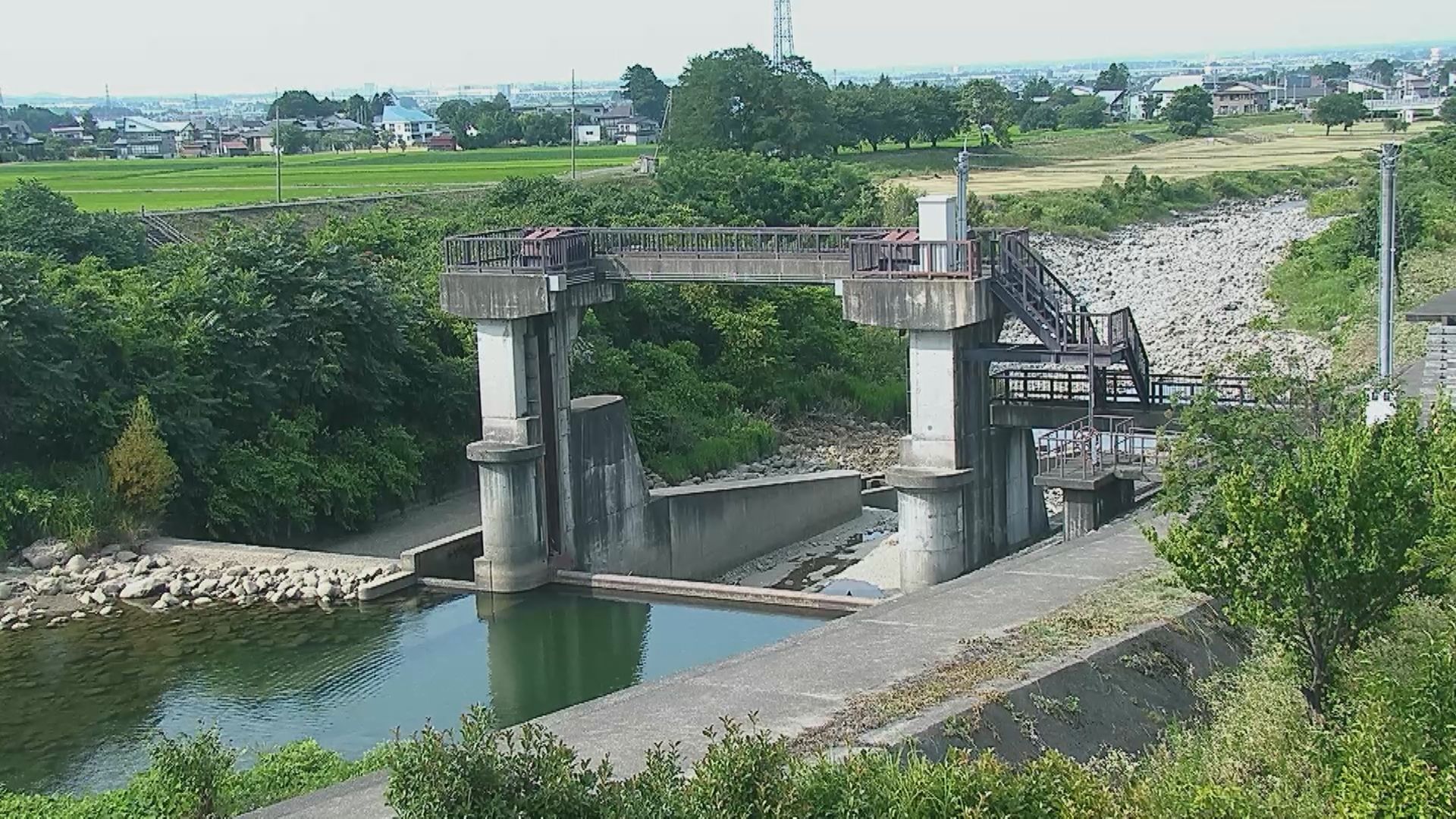 新井地域で水不足 節水に協力を！