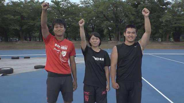 インターハイ出場#2  ハンマー投 上越から3人選手！