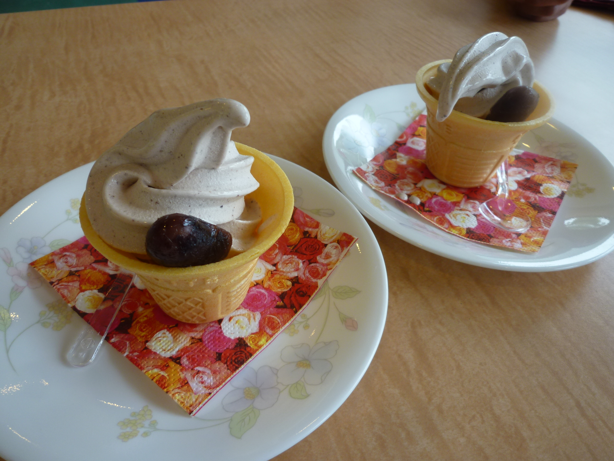 花豆ソフトクリーム