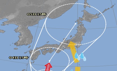 来週中ごろ台風接近か 猛暑と大雨に警戒