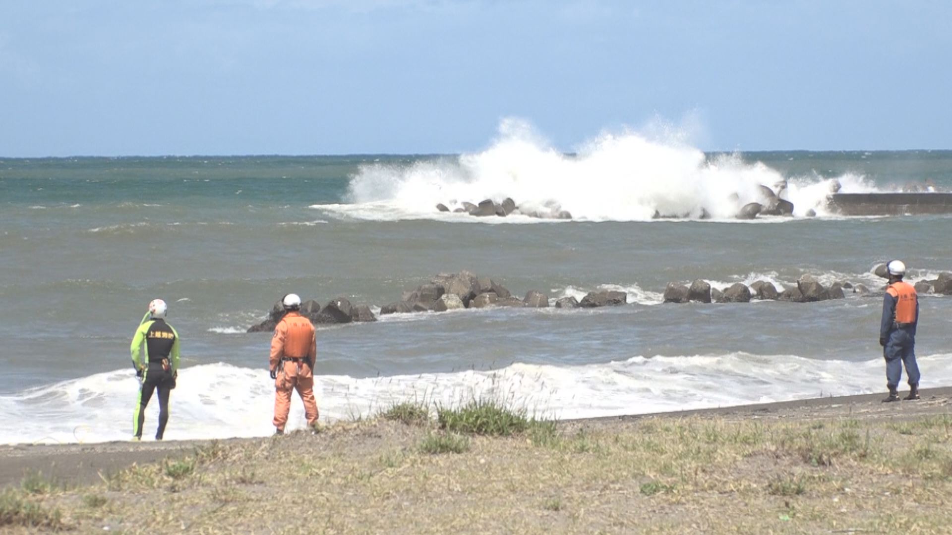 【続報】波にさらわれた女性 海中で見つかる 溺死