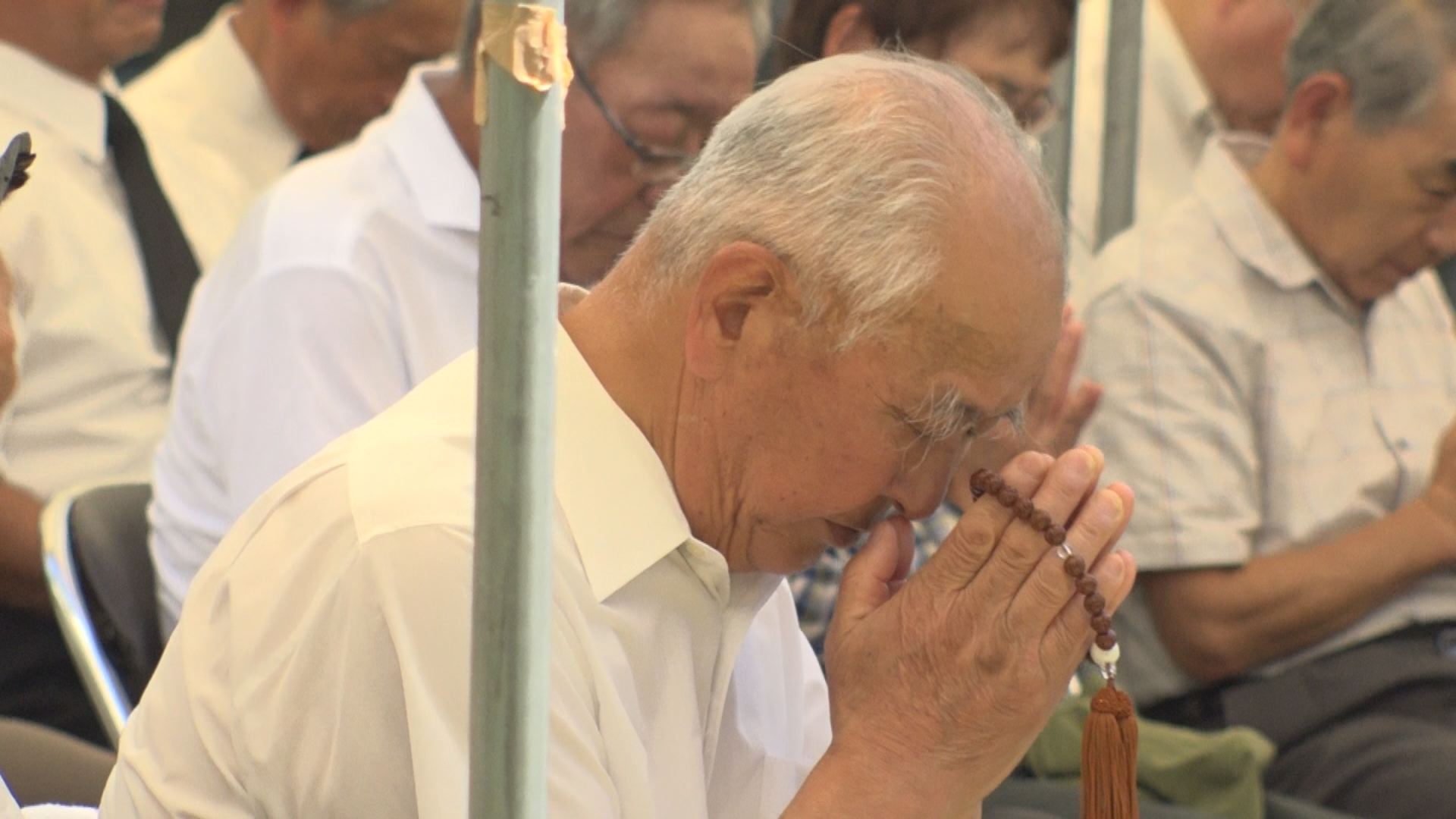追悼法要　田村さん