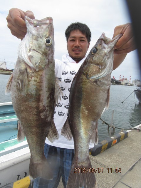 【船】8.7+アラ+釣船：第三いしなぎ