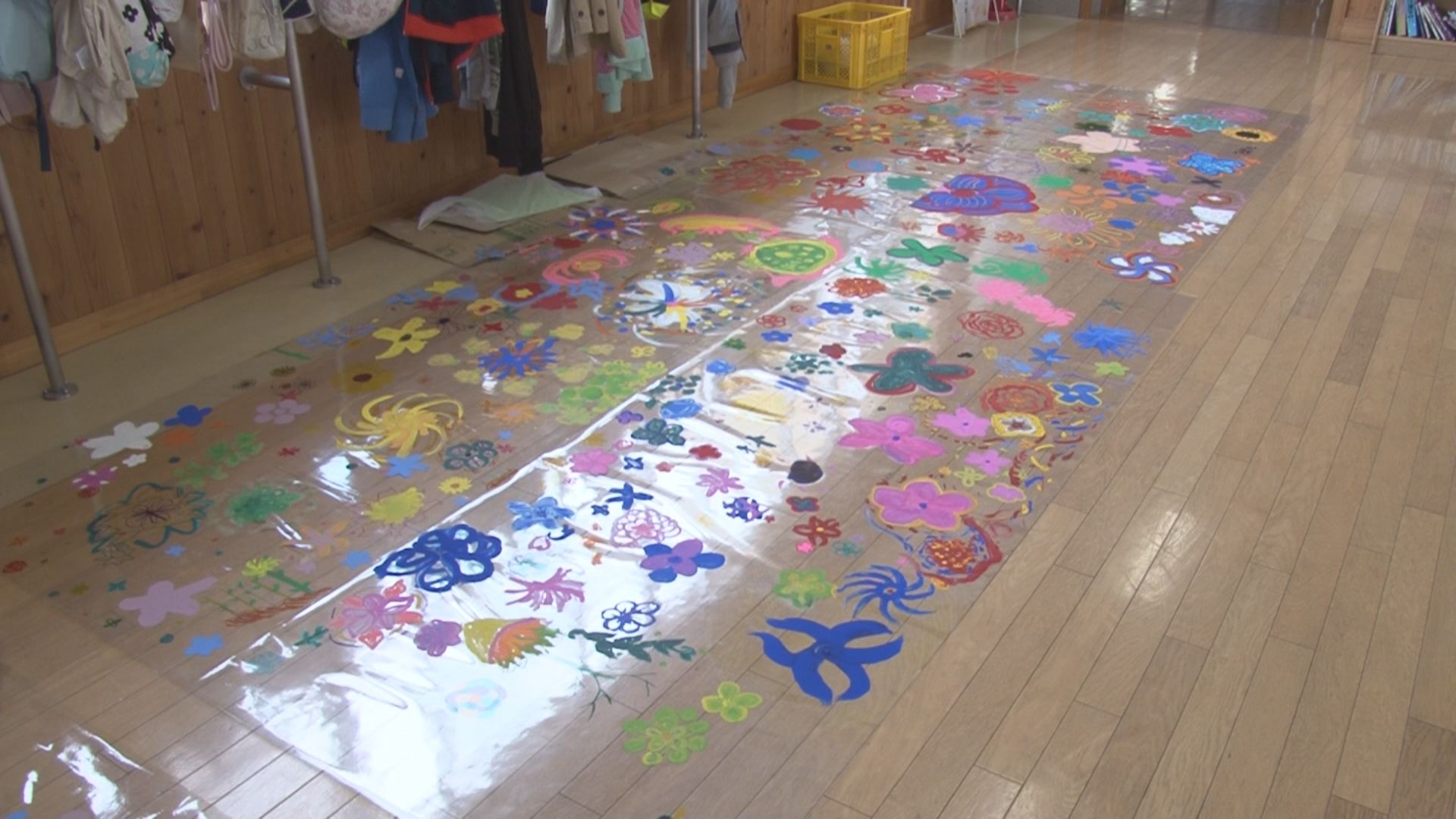 あすから花ロード 地元児童も作品制作！