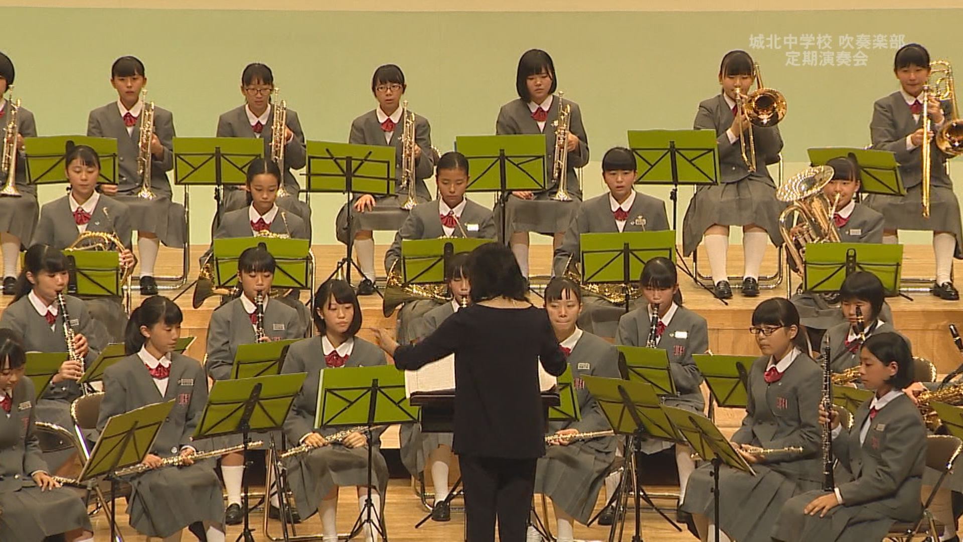 城北中学校吹奏楽部 定期演奏会♪ 10月21日からJCVスペシャルで放送