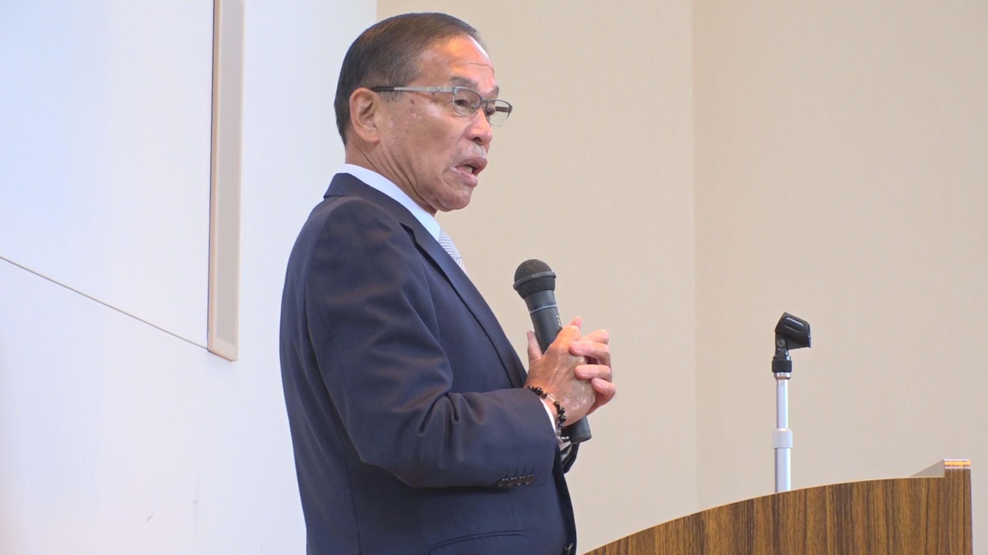 5期目入村市長が決意 「絶えず挑戦 必ず成し遂げる」