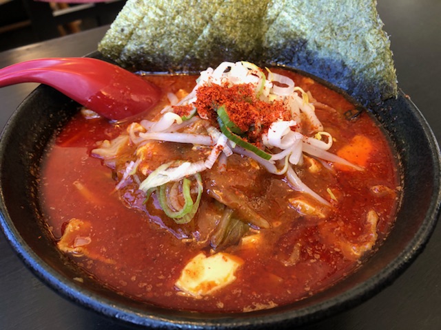 「二代目 美國」の激辛ラーメン食べてみた