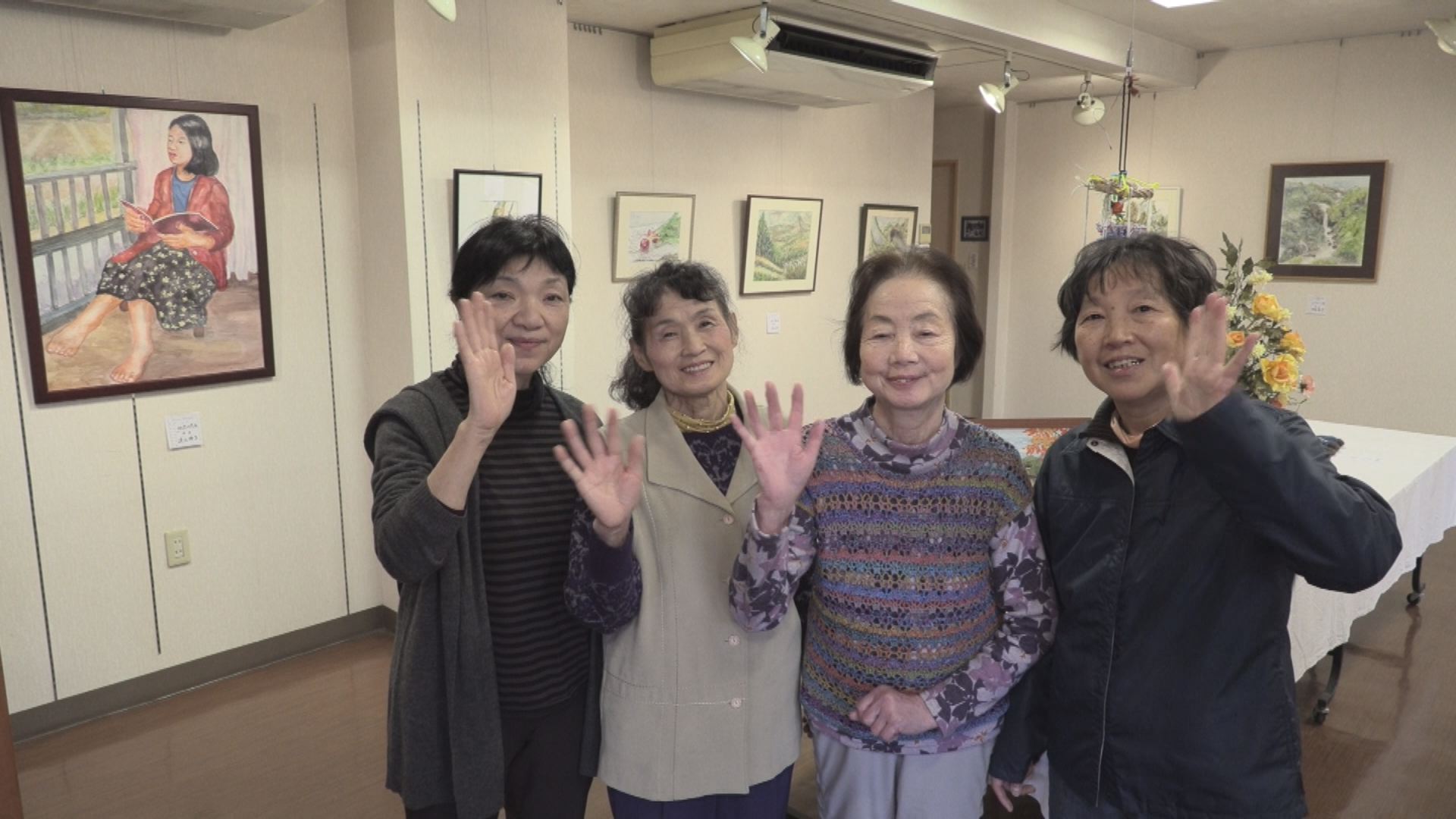 牧区 女性たちの感性豊かに 絵画･手芸などの展示会