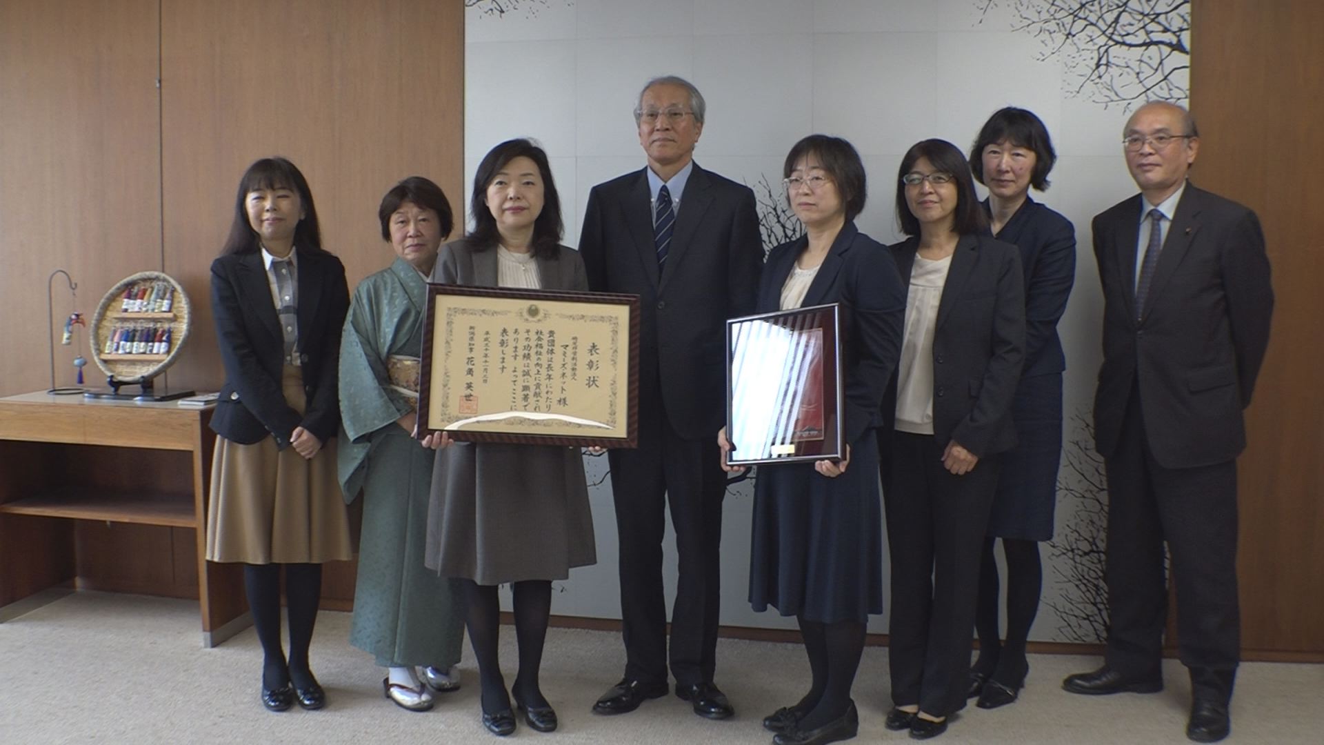 子育て環境を改善！マミーズ・ネットが県知事表彰受賞