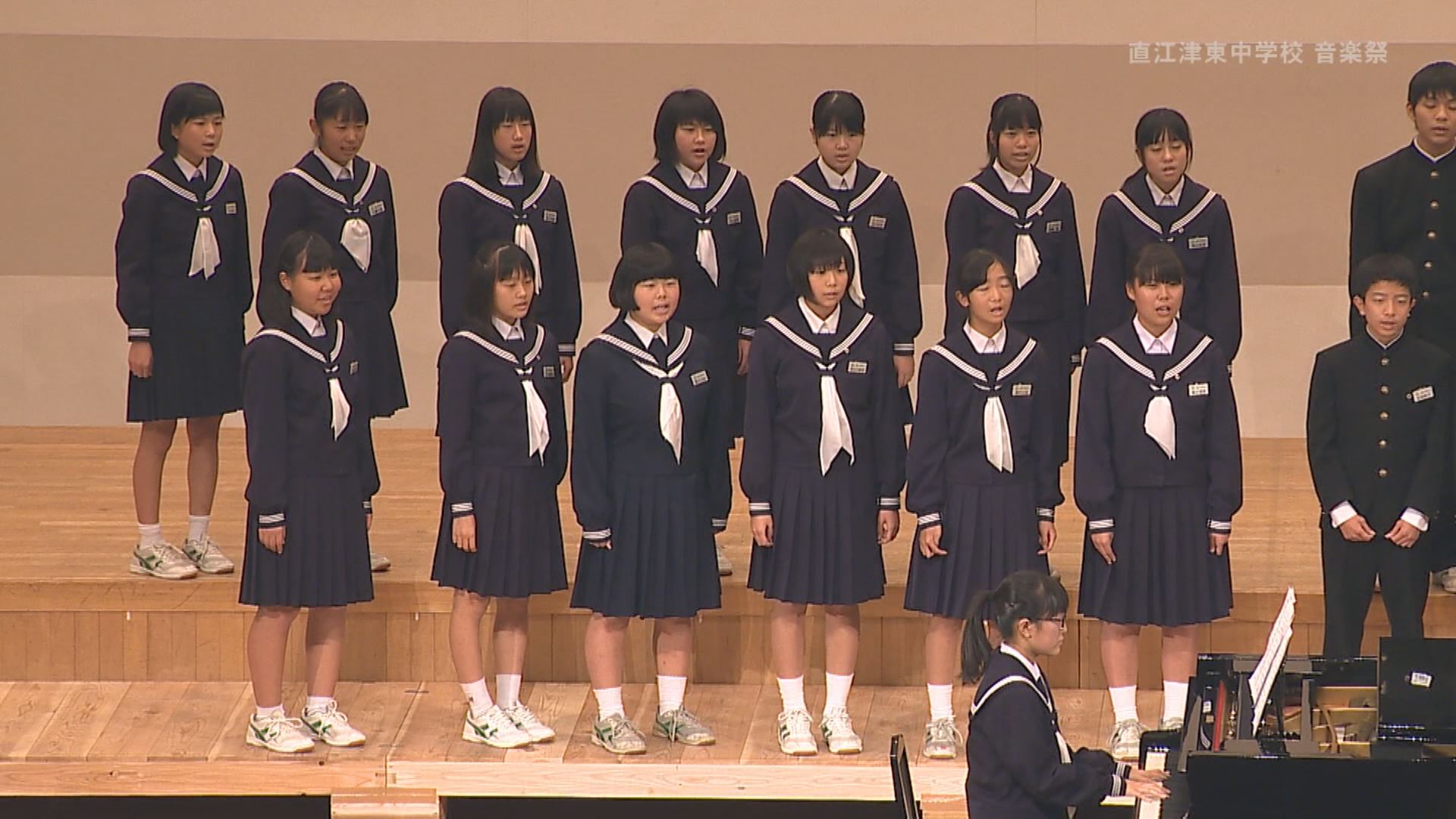 直江津東中学校 音楽祭♪  JCVスペシャルで11日（日）から放送！