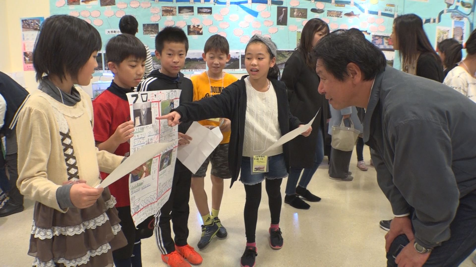 大手町小４年生 青田川の魅力ＰＲ