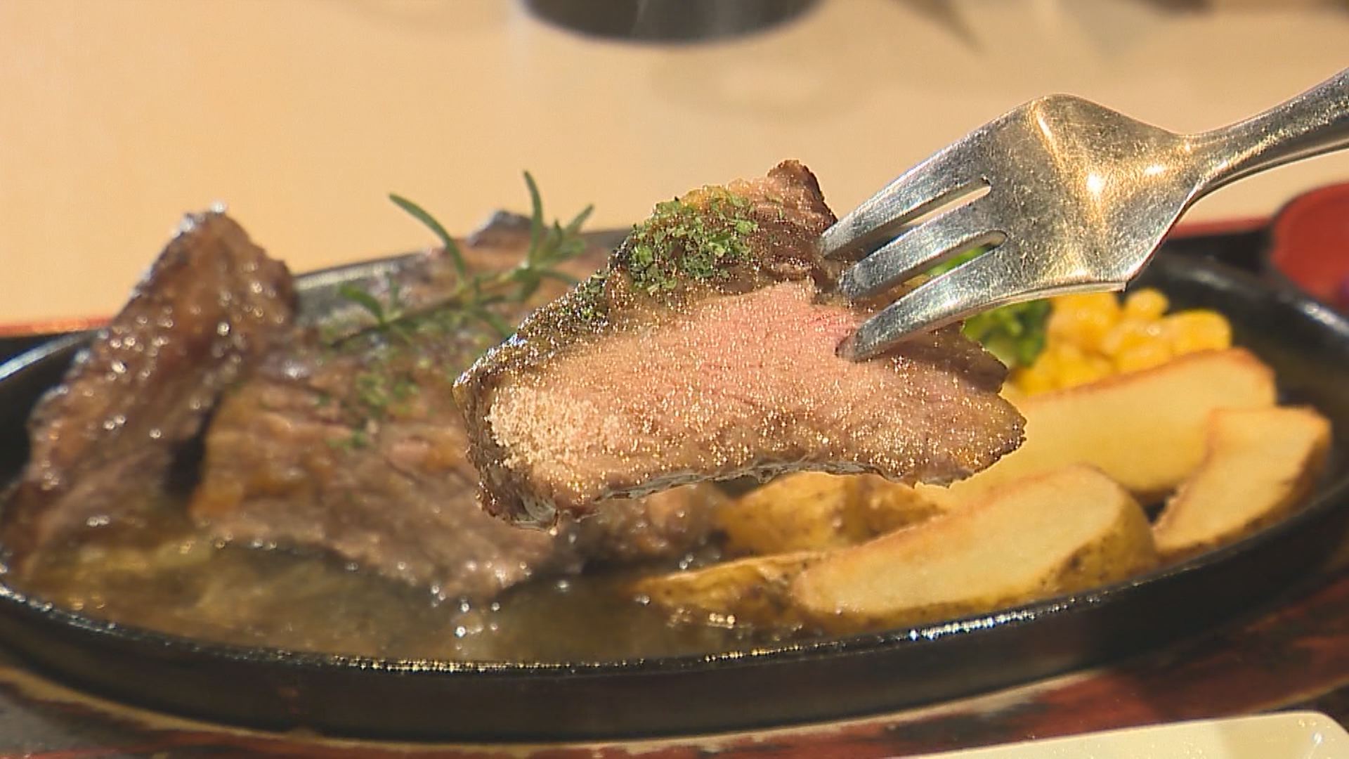 そばかつ　ステーキ上げ