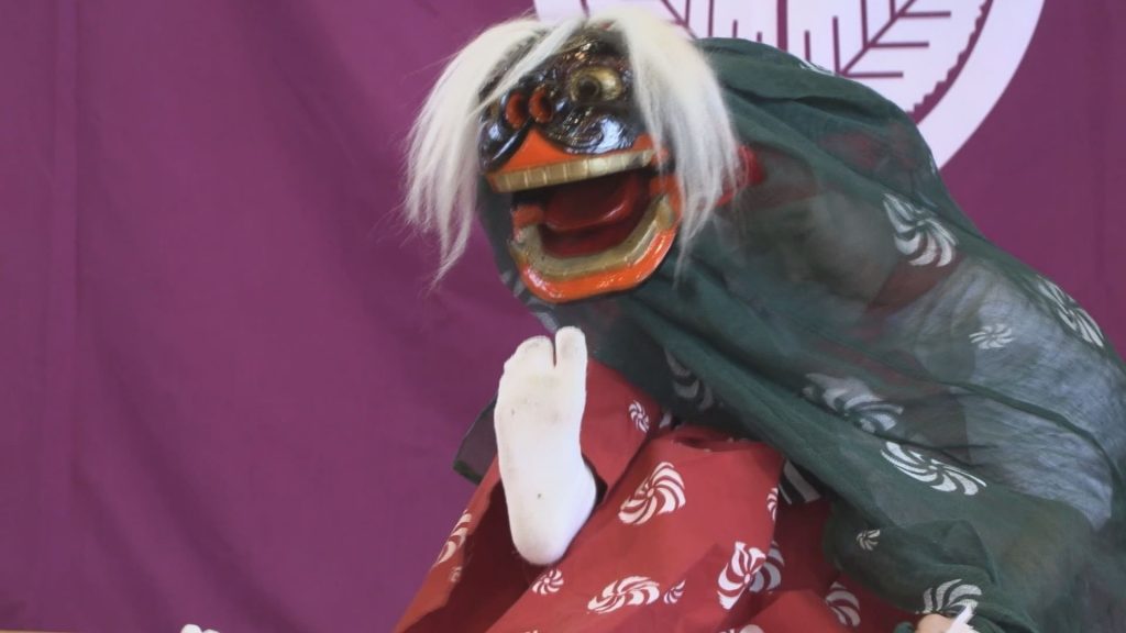 190131_谷浜小学校で里神楽発表3