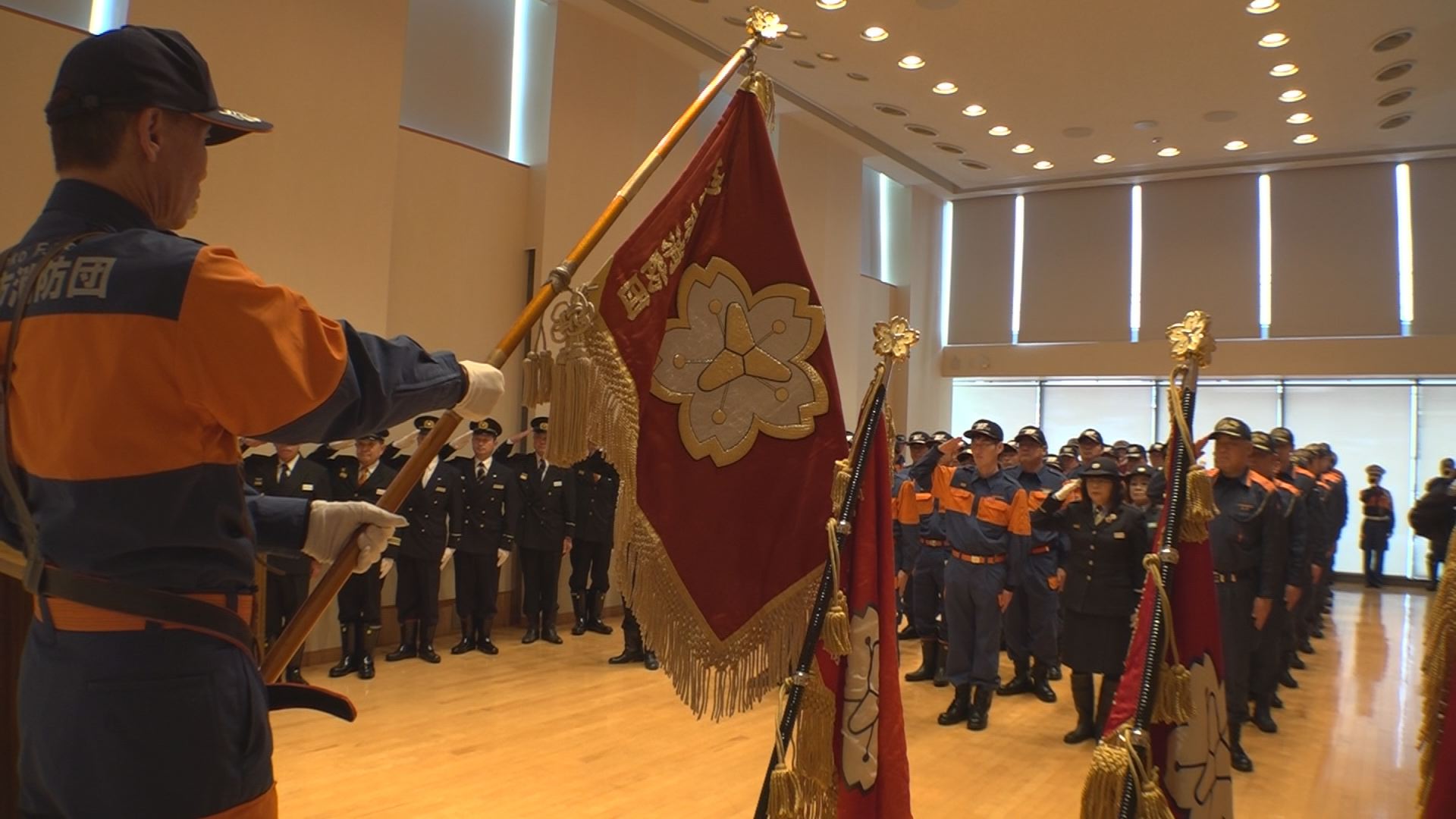 気持ち新たに火の用心！妙高市消防出初式