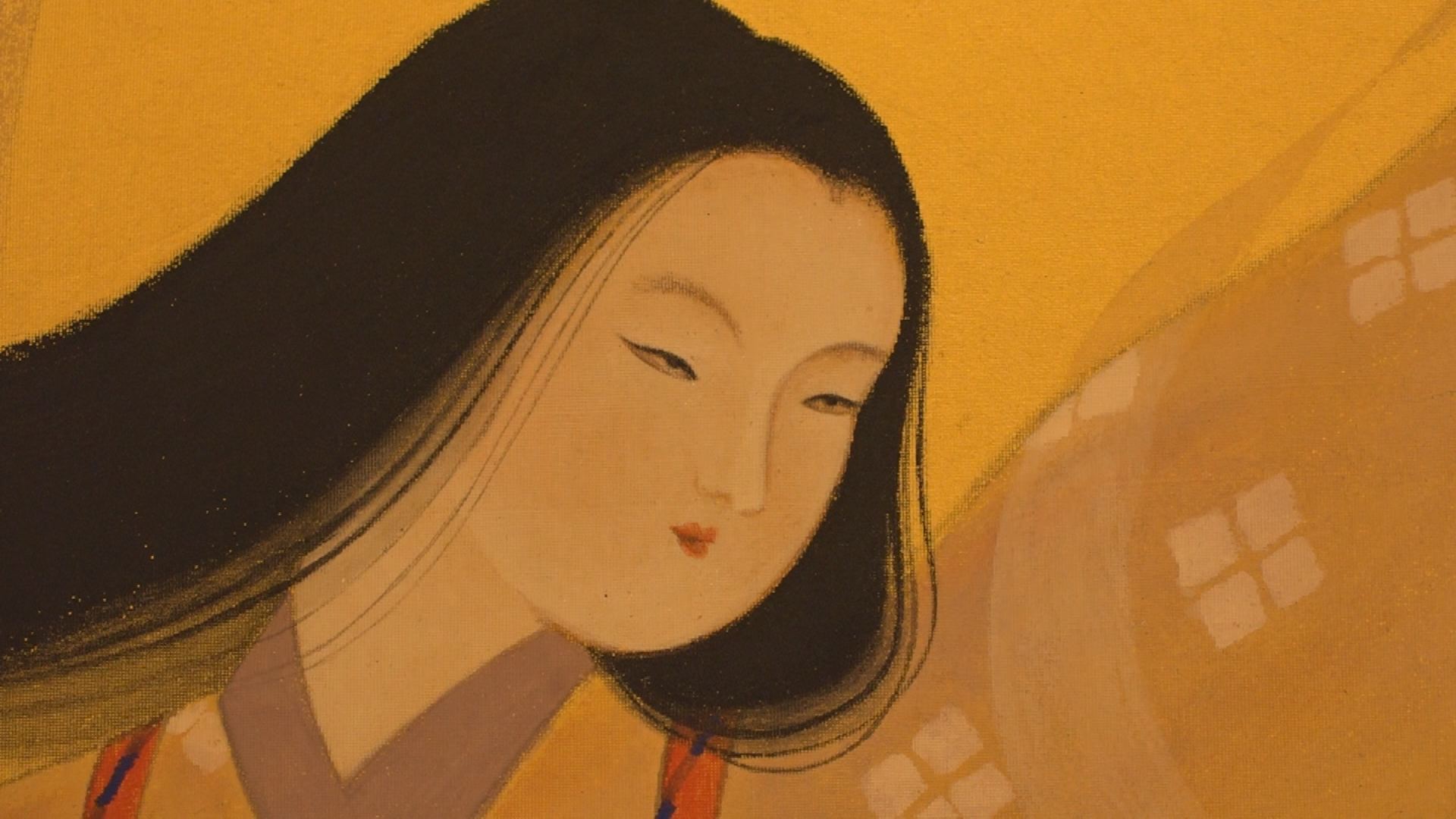 川崎日香浬日本画屏風絵展　ロッテアライリゾートで3月末まで