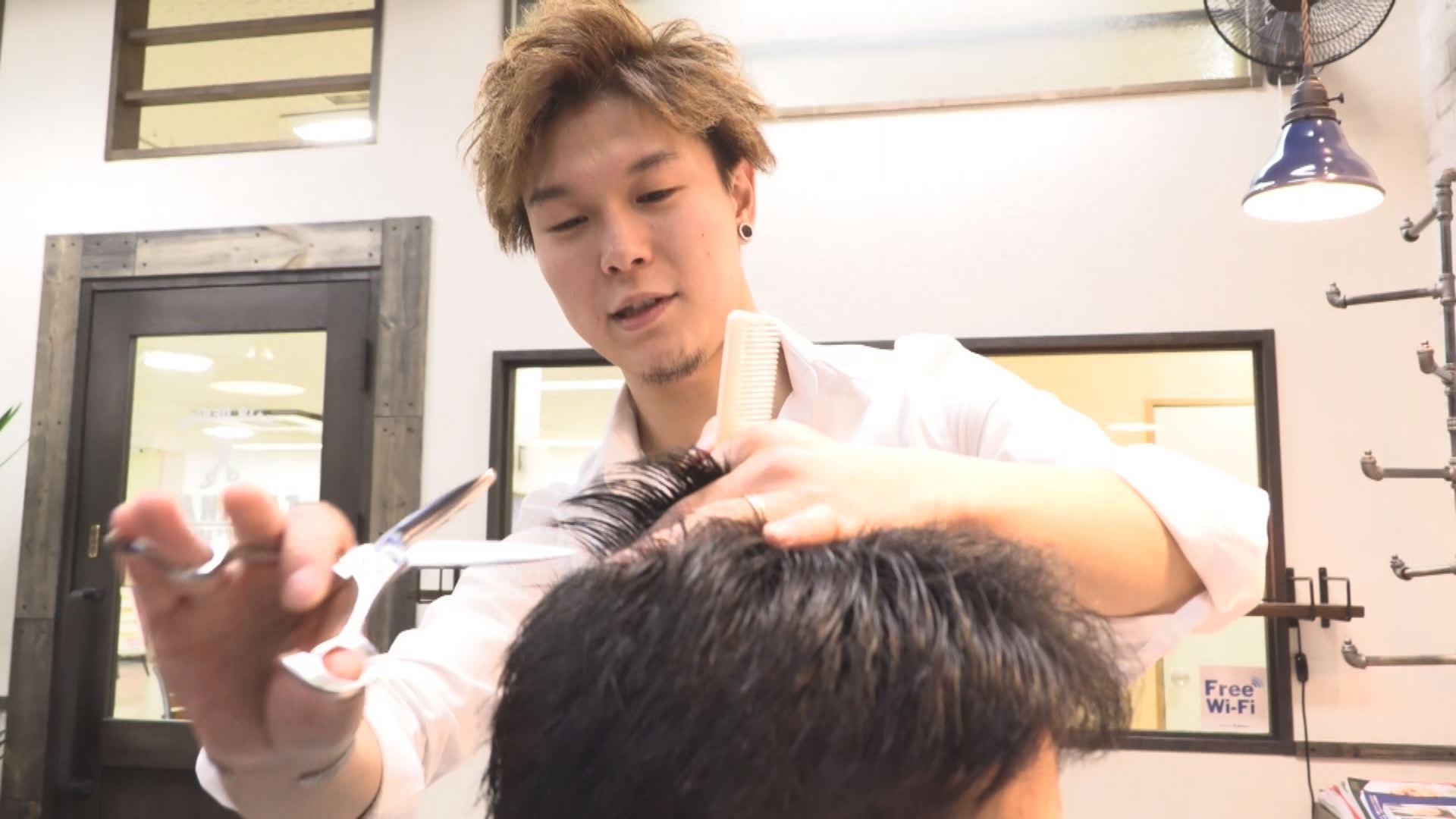 【動画】男性が利用しやすい店づくり！「ヘアデザイン タカナミ」
