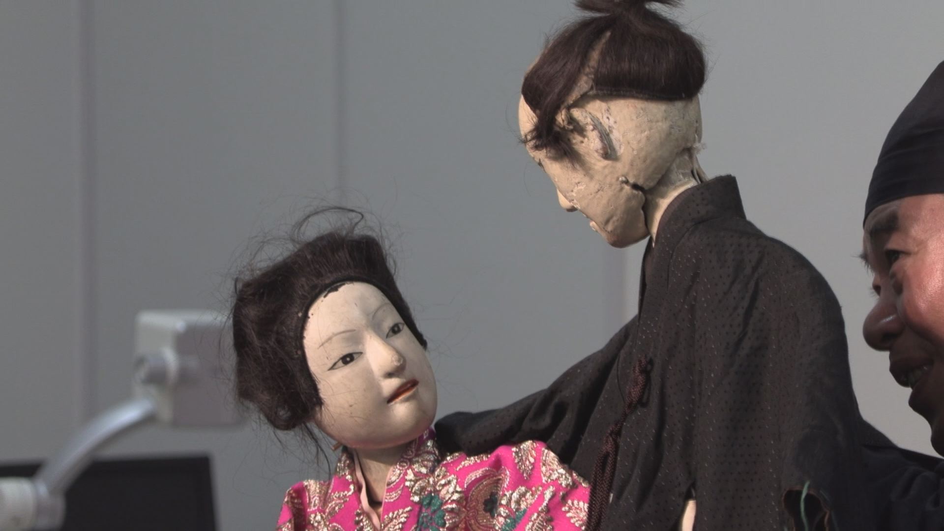 情感たっぷり 直江津で文弥人形上演