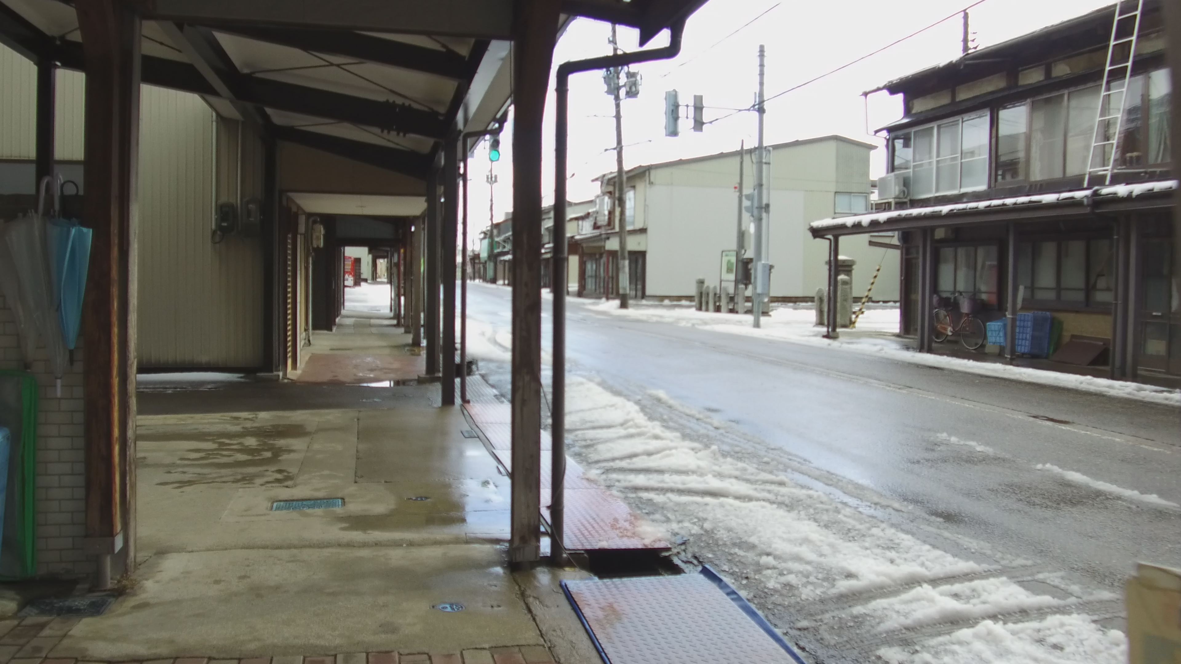 上越市東本町2～3丁目 撮影：2019年1月4日