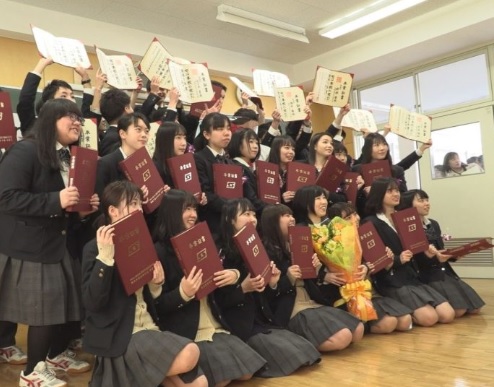 別れ旅立ちの季節 関根学園卒業式